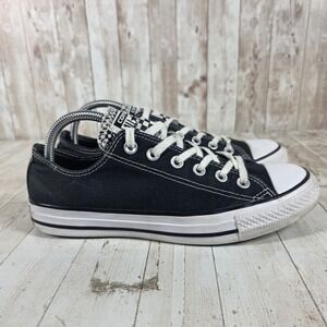Converse Chuck Taylor All Star Low Top Black Checkered Double Mens 7 Womens 9